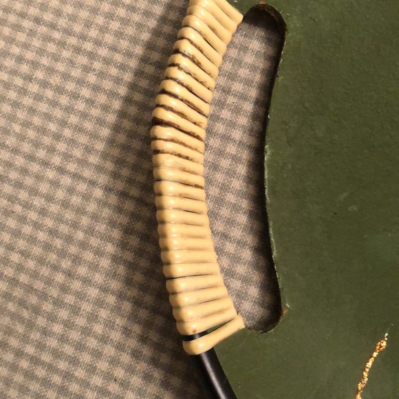 Vintage Serving Tray Fibre-ware TILSO Japan Green Red Ivory Gold Accents #OS022 - Picture 8 of 11